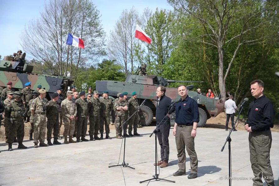 Ćwiczenia DEFENDER–Europe 22 w Nowogrodzie z udziałem Prezydenta PR Andrzeja Dudy [19.05.2022] - zdjęcie #22 - eOstroleka.pl