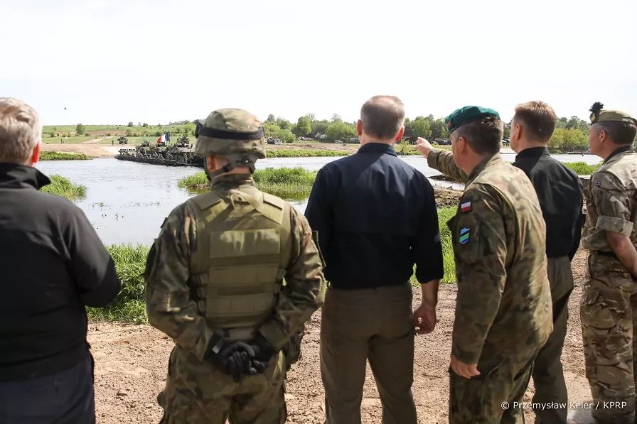 Ćwiczenia DEFENDER–Europe 22 w Nowogrodzie z udziałem Prezydenta PR Andrzeja Dudy [19.05.2022] - zdjęcie #10 - eOstroleka.pl