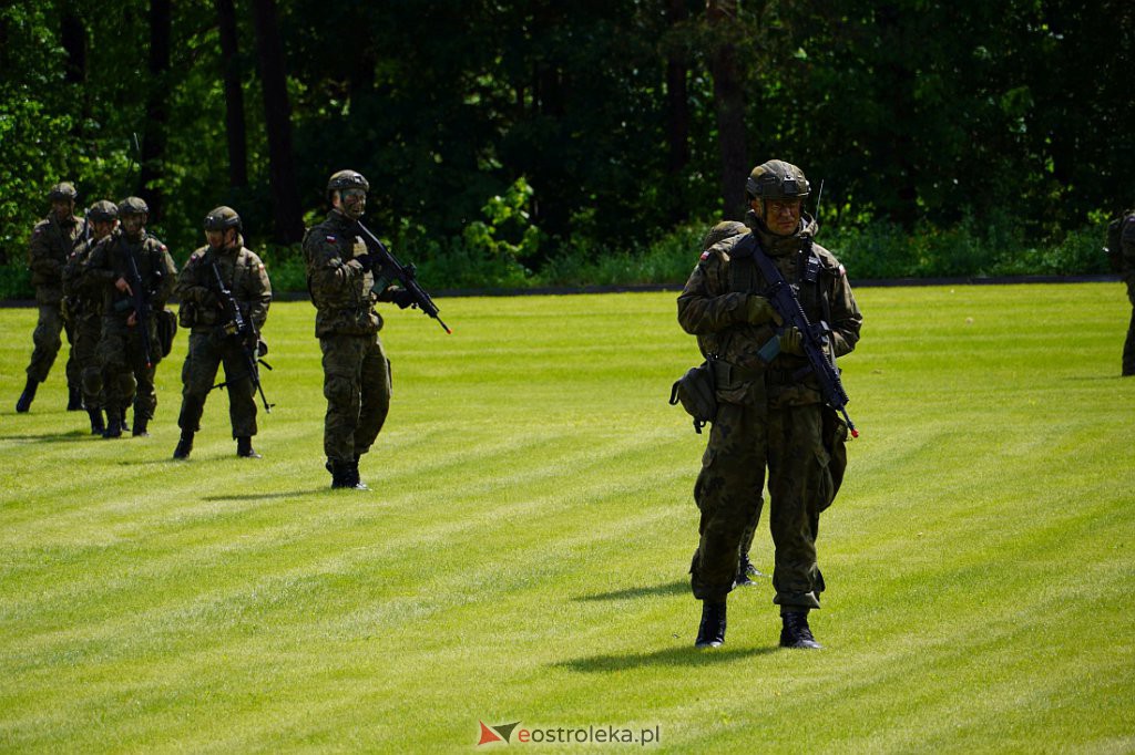 Pokaz działania lekkiej piechoty w Łysych [28.05.2022] - zdjęcie #20 - eOstroleka.pl