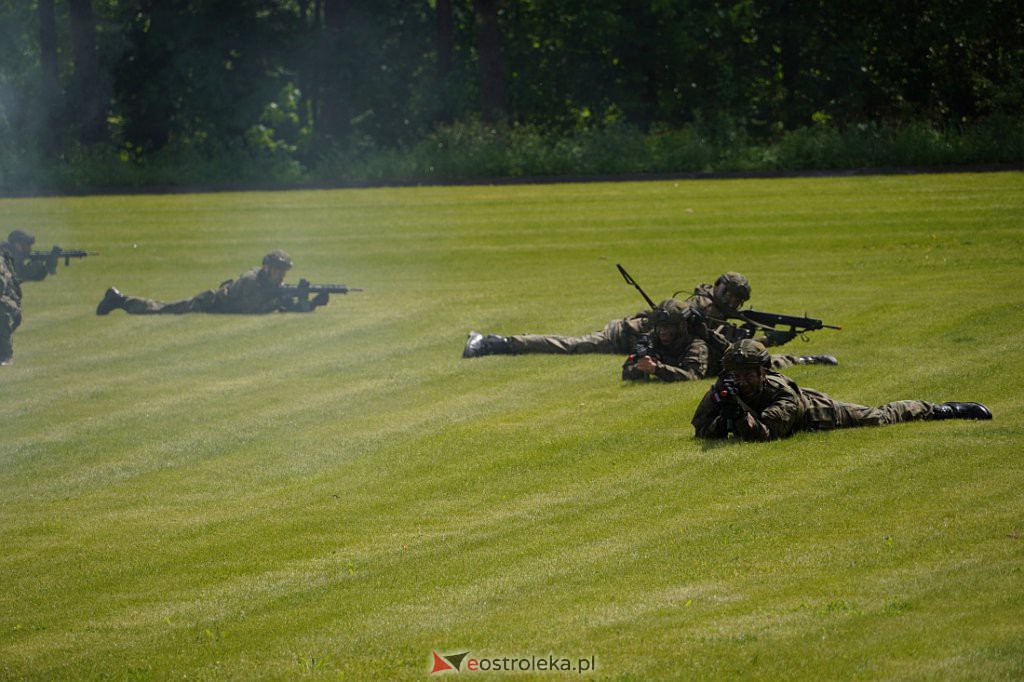 Pokaz działania lekkiej piechoty w Łysych [28.05.2022] - zdjęcie #22 - eOstroleka.pl