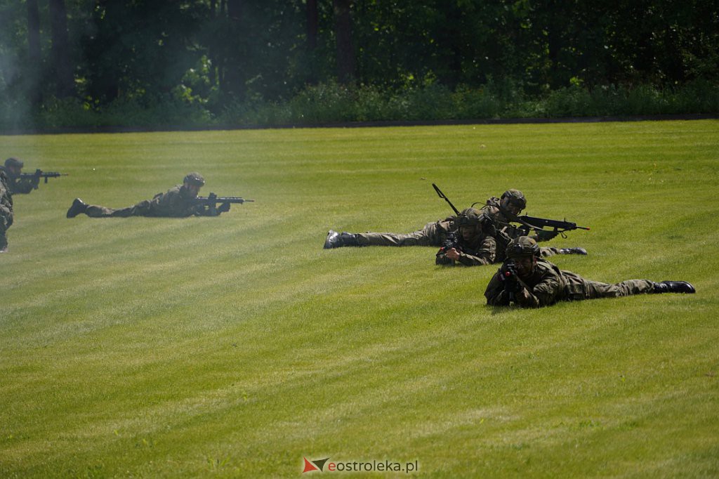 Pokaz działania lekkiej piechoty w Łysych [28.05.2022] - zdjęcie #23 - eOstroleka.pl