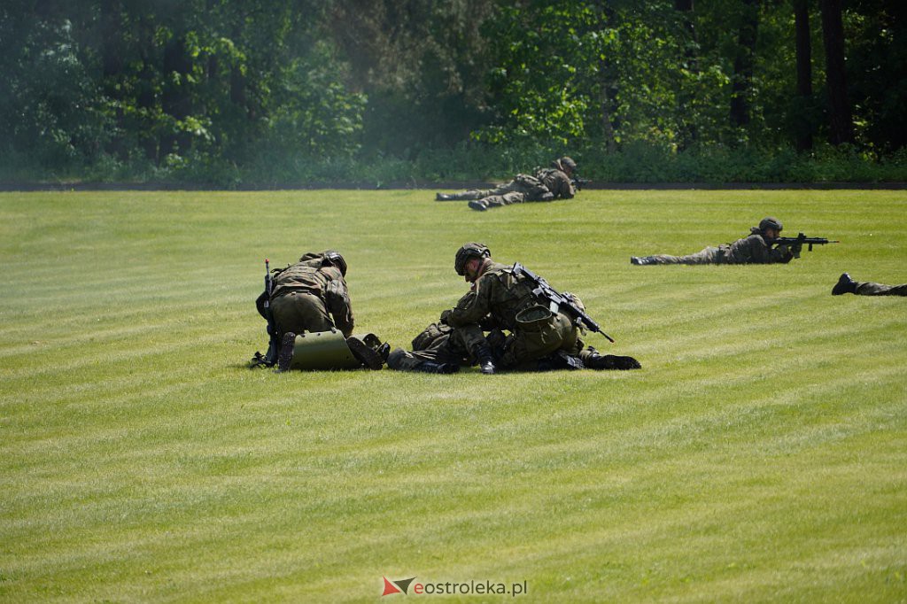 Pokaz działania lekkiej piechoty w Łysych [28.05.2022] - zdjęcie #25 - eOstroleka.pl