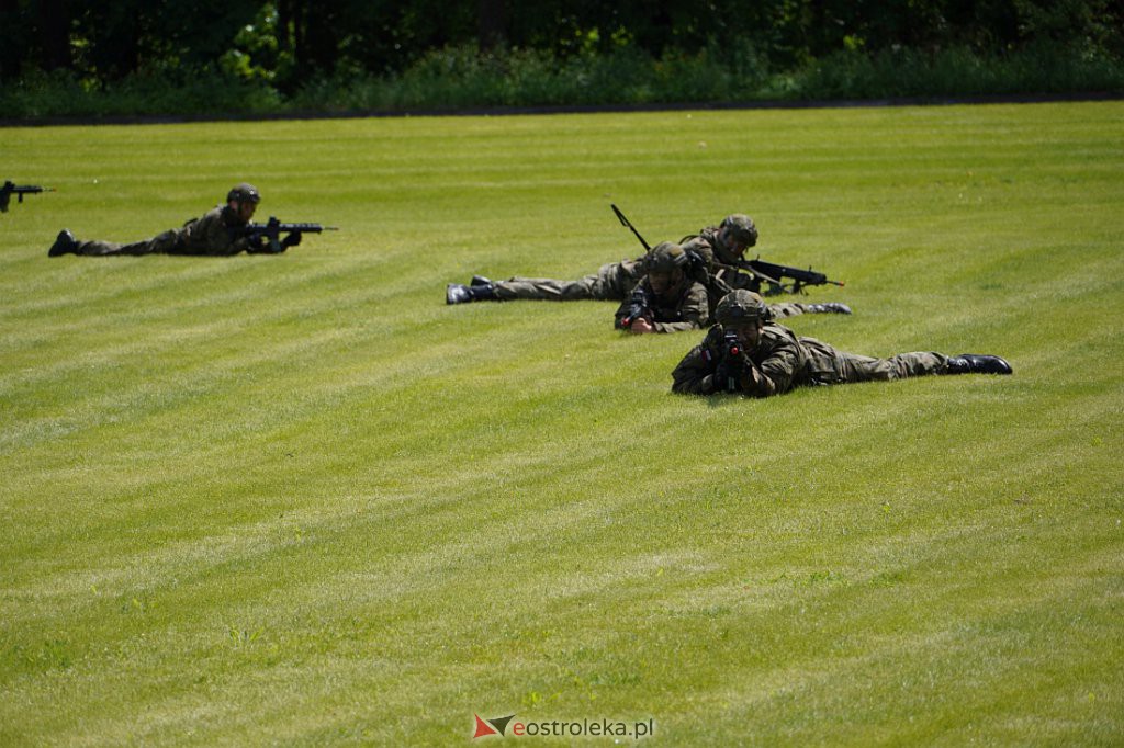 Pokaz działania lekkiej piechoty w Łysych [28.05.2022] - zdjęcie #26 - eOstroleka.pl