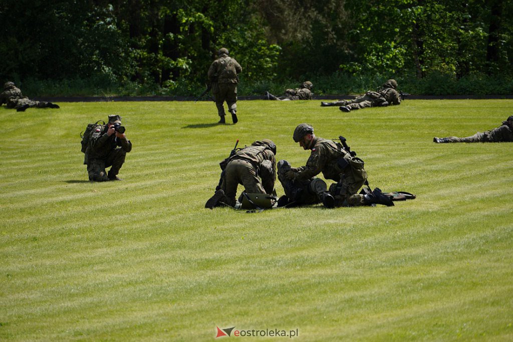 Pokaz działania lekkiej piechoty w Łysych [28.05.2022] - zdjęcie #33 - eOstroleka.pl
