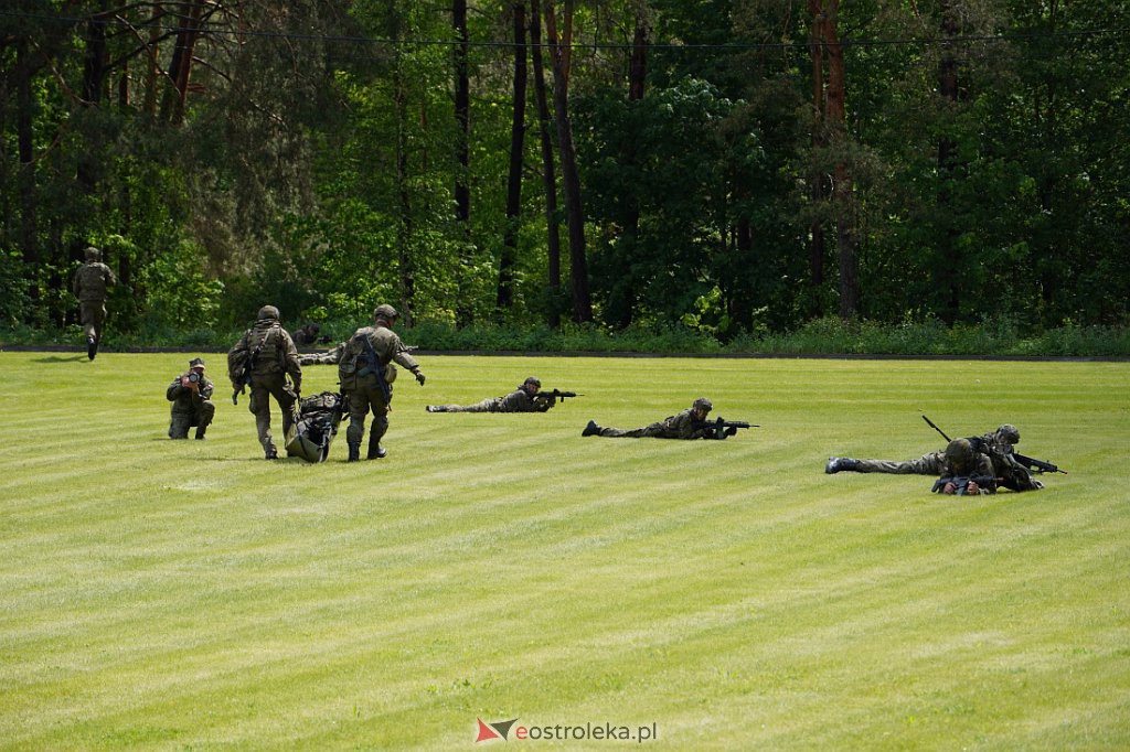 Pokaz działania lekkiej piechoty w Łysych [28.05.2022] - zdjęcie #39 - eOstroleka.pl