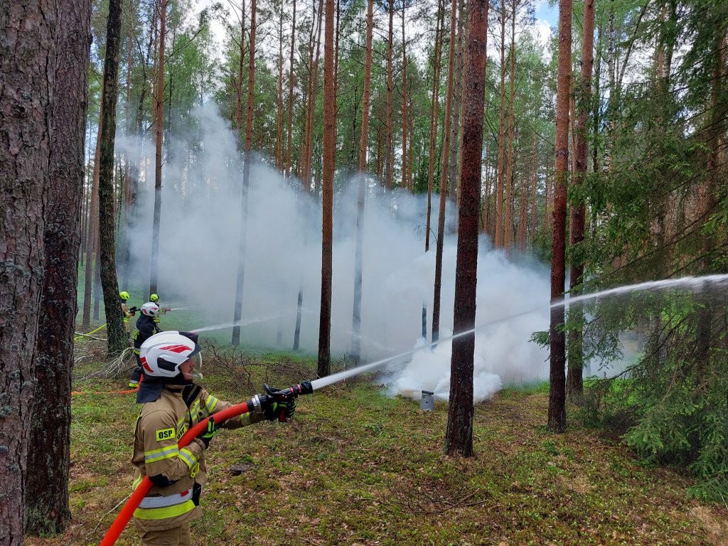 Przy tej akcji w Serafinie uczestniczyło około 70 strażaków z kilku jednostek  [01.06.2022] - zdjęcie #9 - eOstroleka.pl