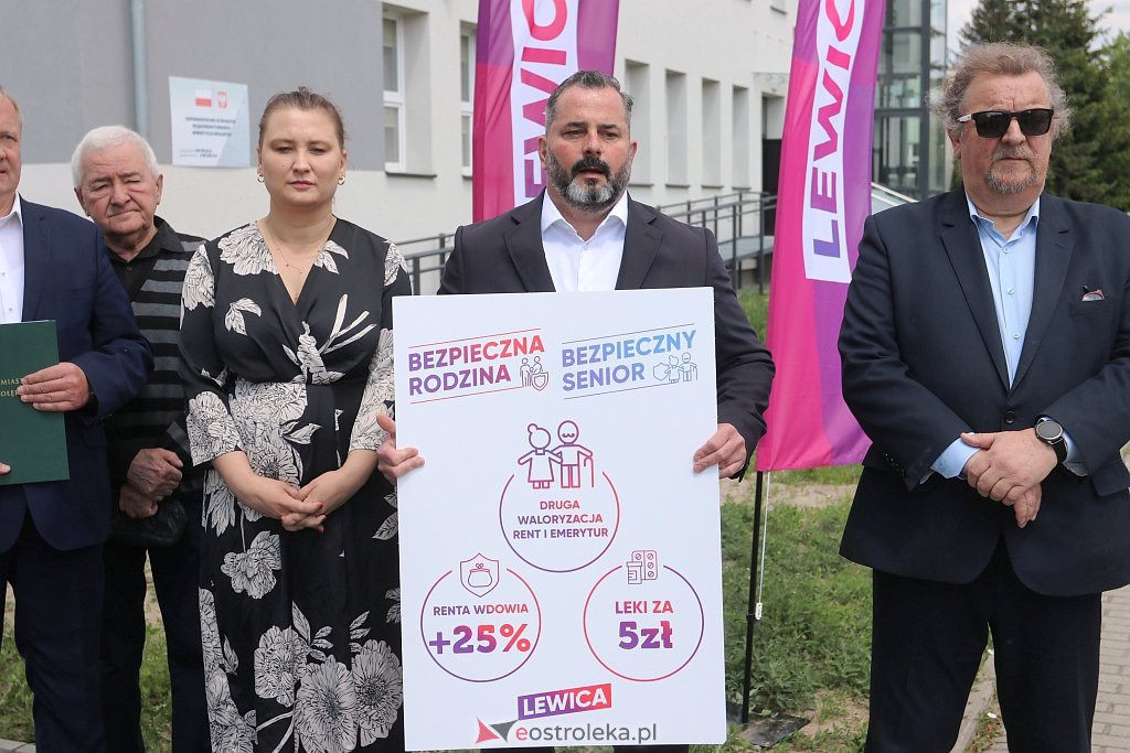 Konferencja Lewicy ws. propozycji dla seniorów [03.06.2022] - zdjęcie #5 - eOstroleka.pl