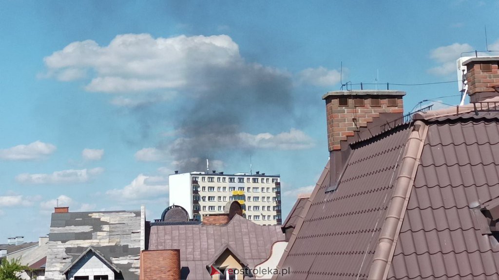 Pożar przy Chomiczej w Ostrołęce [05.06.2022] - zdjęcie #14 - eOstroleka.pl