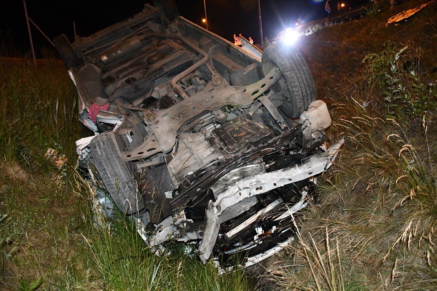 Wypadek na S-8 w rejonie węzła Knurowiec [15.06.2022] - zdjęcie #5 - eOstroleka.pl