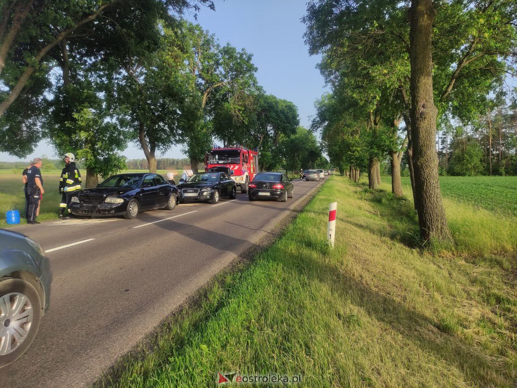 Kraksa trzech aut na “krajówce”. Obowiązywał ruch wahadłowy [19.06.2022] - zdjęcie #10 - eOstroleka.pl