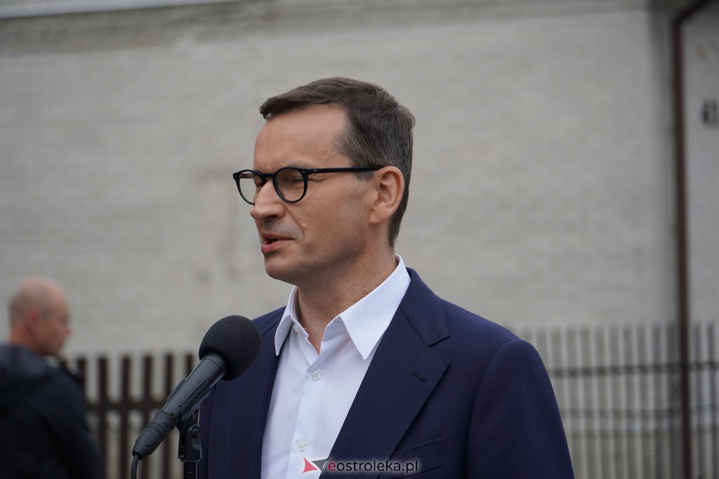 Konferencja premiera M. Morawieckiego w Dłutówce [08.07.2022] - zdjęcie #53 - eOstroleka.pl