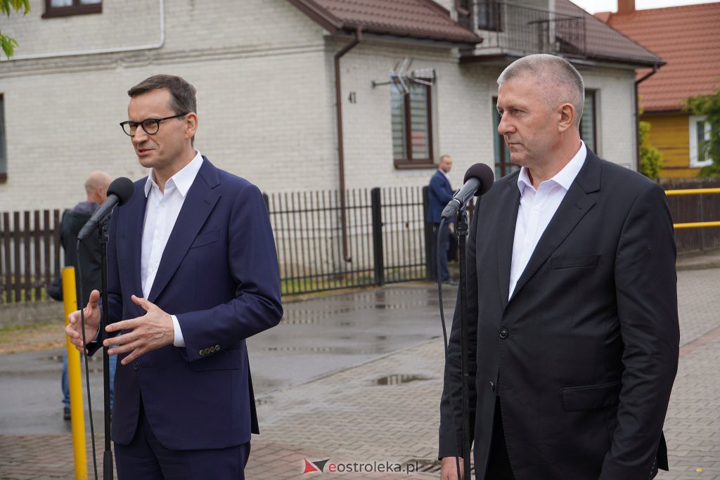 Konferencja premiera M. Morawieckiego w Dłutówce [08.07.2022] - zdjęcie #51 - eOstroleka.pl