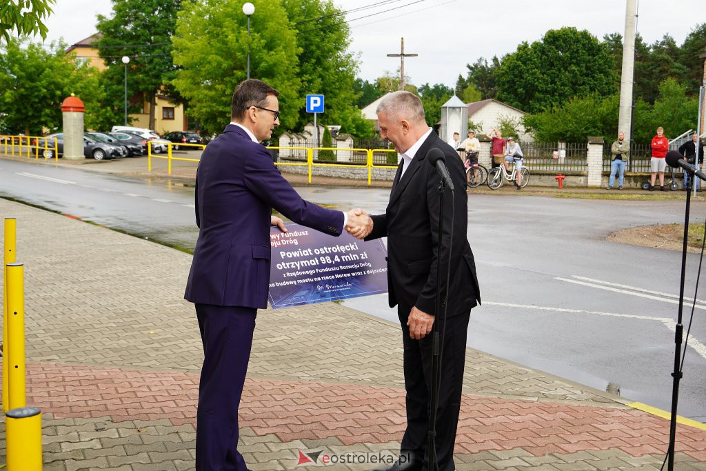 Konferencja premiera M. Morawieckiego w Dłutówce [08.07.2022] - zdjęcie #46 - eOstroleka.pl