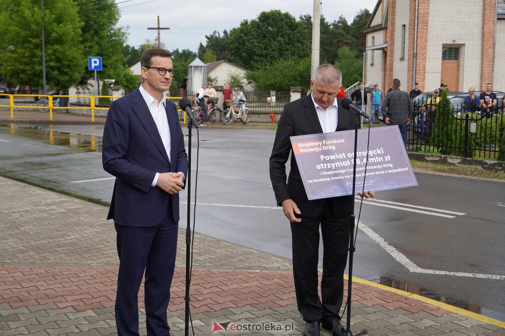 Konferencja premiera M. Morawieckiego w Dłutówce [08.07.2022] - zdjęcie #41 - eOstroleka.pl