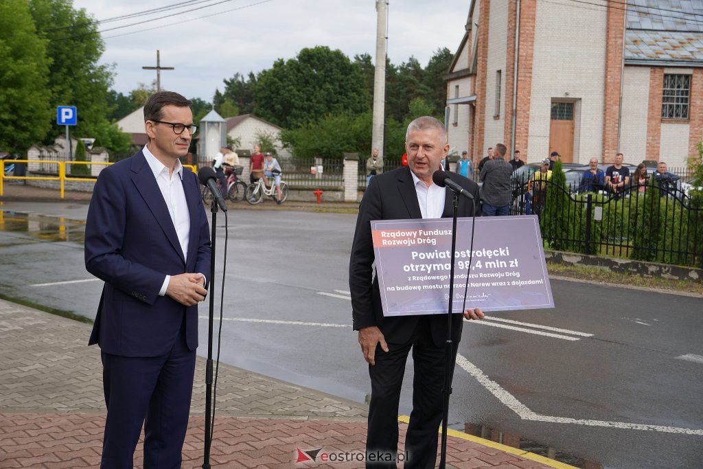 Konferencja premiera M. Morawieckiego w Dłutówce [08.07.2022] - zdjęcie #40 - eOstroleka.pl
