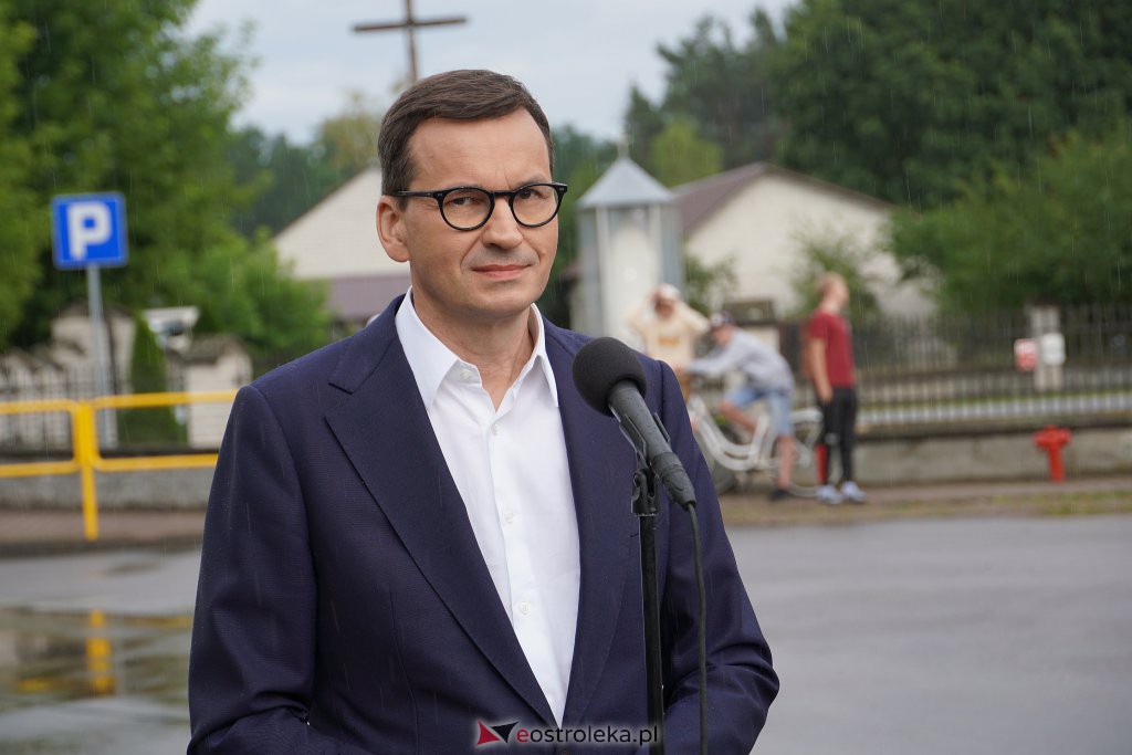 Konferencja premiera M. Morawieckiego w Dłutówce [08.07.2022] - zdjęcie #37 - eOstroleka.pl