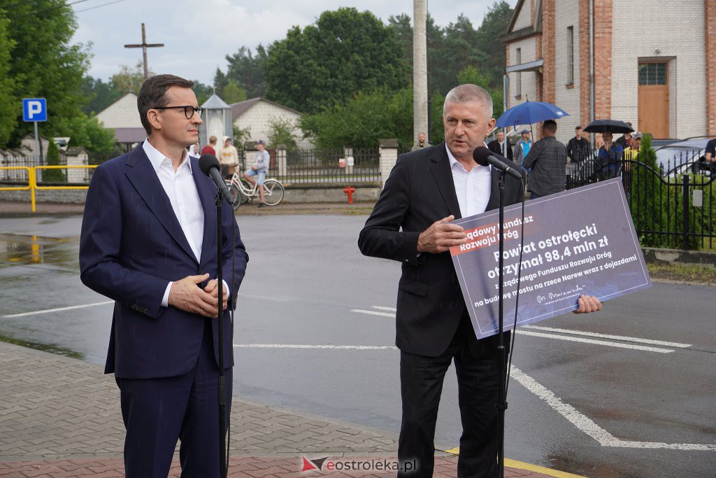 Konferencja premiera M. Morawieckiego w Dłutówce [08.07.2022] - zdjęcie #34 - eOstroleka.pl