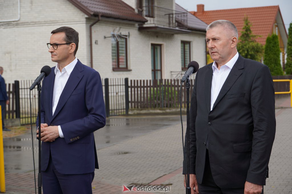 Konferencja premiera M. Morawieckiego w Dłutówce [08.07.2022] - zdjęcie #33 - eOstroleka.pl