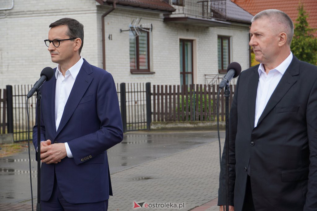 Konferencja premiera M. Morawieckiego w Dłutówce [08.07.2022] - zdjęcie #32 - eOstroleka.pl