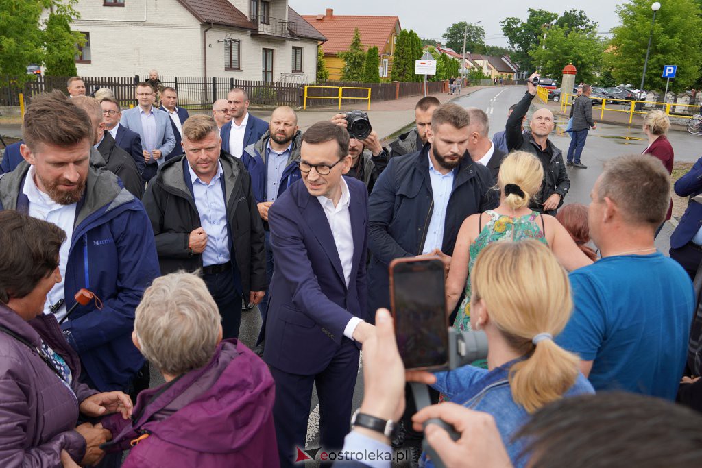 Konferencja premiera M. Morawieckiego w Dłutówce [08.07.2022] - zdjęcie #27 - eOstroleka.pl