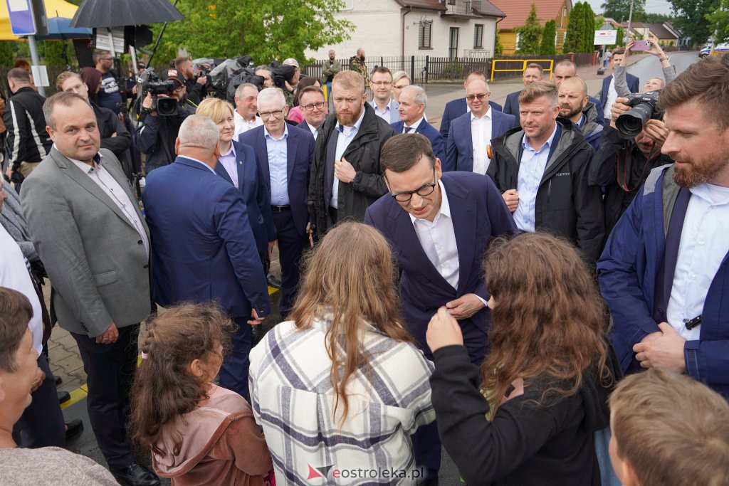 Konferencja premiera M. Morawieckiego w Dłutówce [08.07.2022] - zdjęcie #24 - eOstroleka.pl