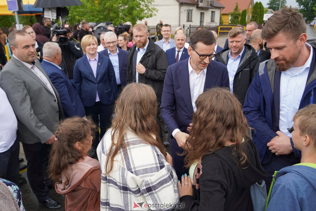Konferencja premiera M. Morawieckiego w Dłutówce [08.07.2022] - zdjęcie #23 - eOstroleka.pl