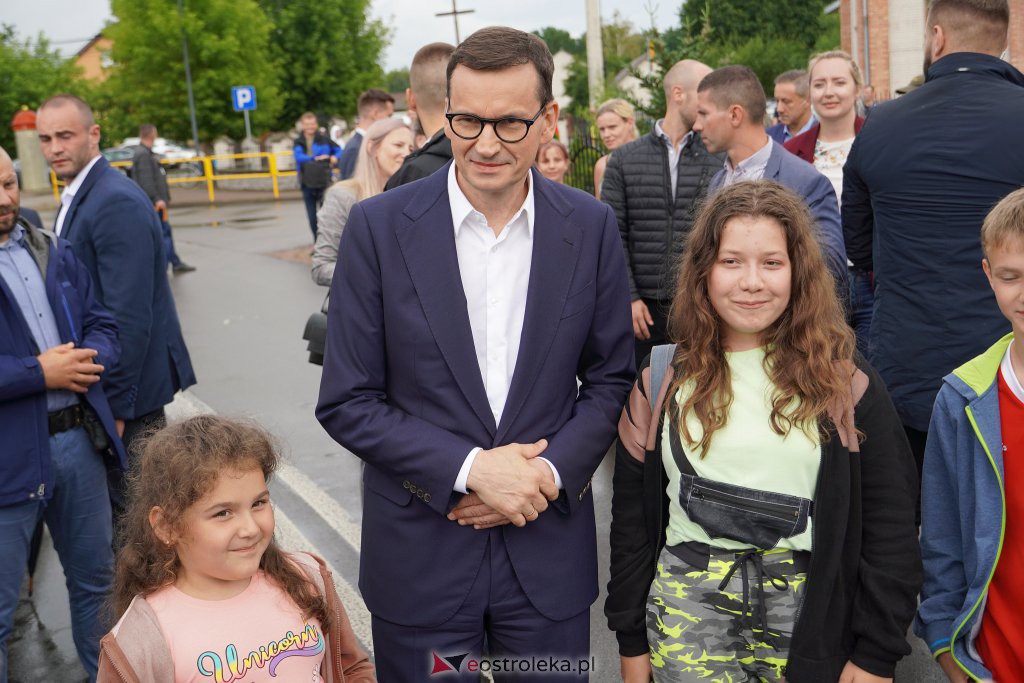 Konferencja premiera M. Morawieckiego w Dłutówce [08.07.2022] - zdjęcie #20 - eOstroleka.pl