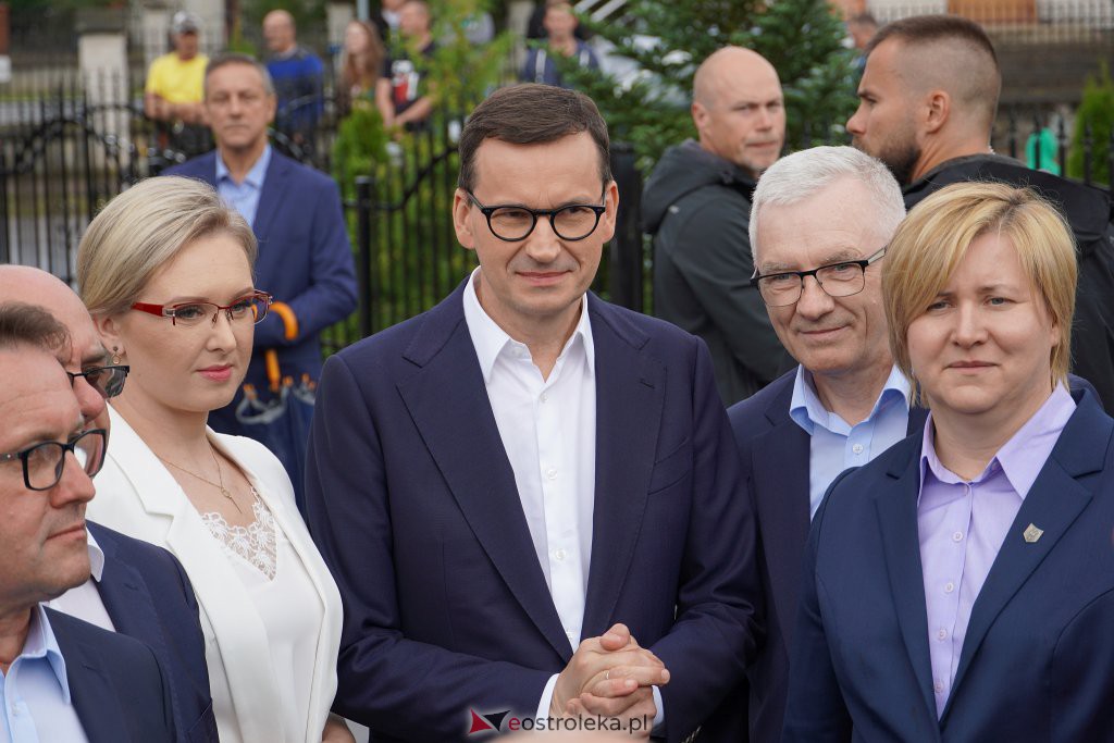 Konferencja premiera M. Morawieckiego w Dłutówce [08.07.2022] - zdjęcie #13 - eOstroleka.pl
