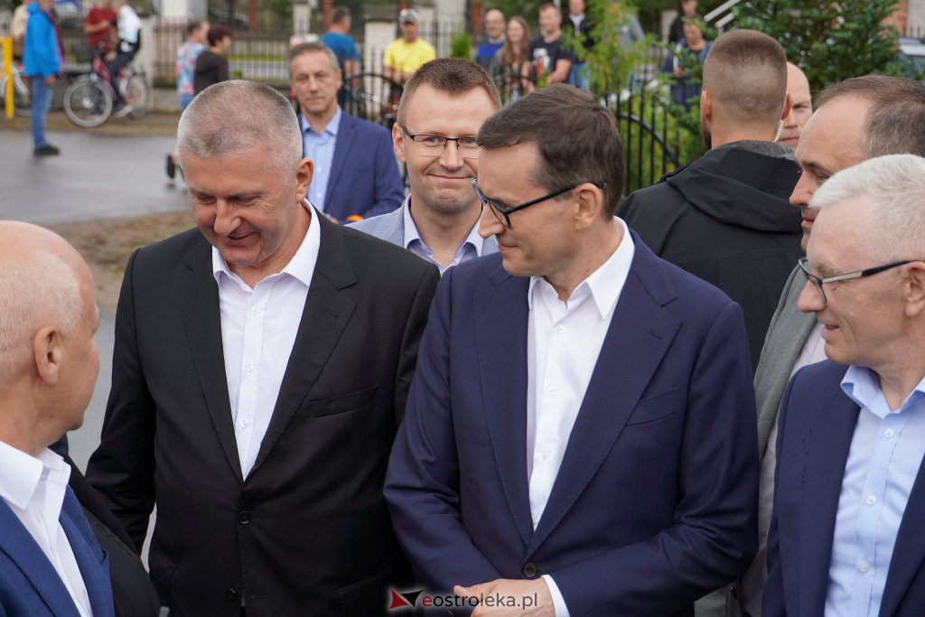 Konferencja premiera M. Morawieckiego w Dłutówce [08.07.2022] - zdjęcie #12 - eOstroleka.pl