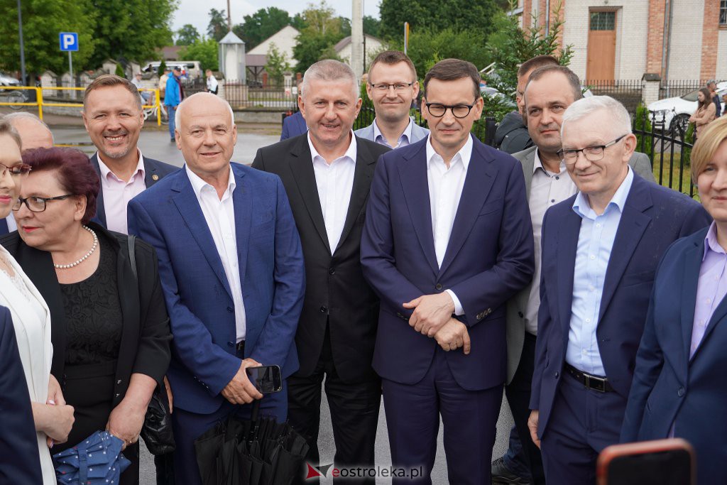 Konferencja premiera M. Morawieckiego w Dłutówce [08.07.2022] - zdjęcie #11 - eOstroleka.pl