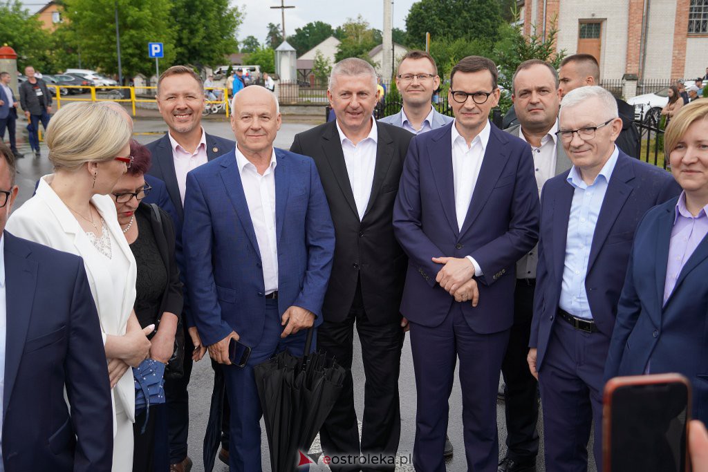 Konferencja premiera M. Morawieckiego w Dłutówce [08.07.2022] - zdjęcie #10 - eOstroleka.pl