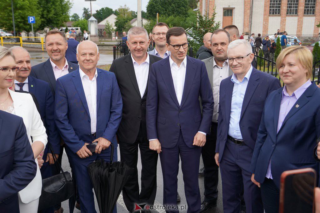 Konferencja premiera M. Morawieckiego w Dłutówce [08.07.2022] - zdjęcie #7 - eOstroleka.pl