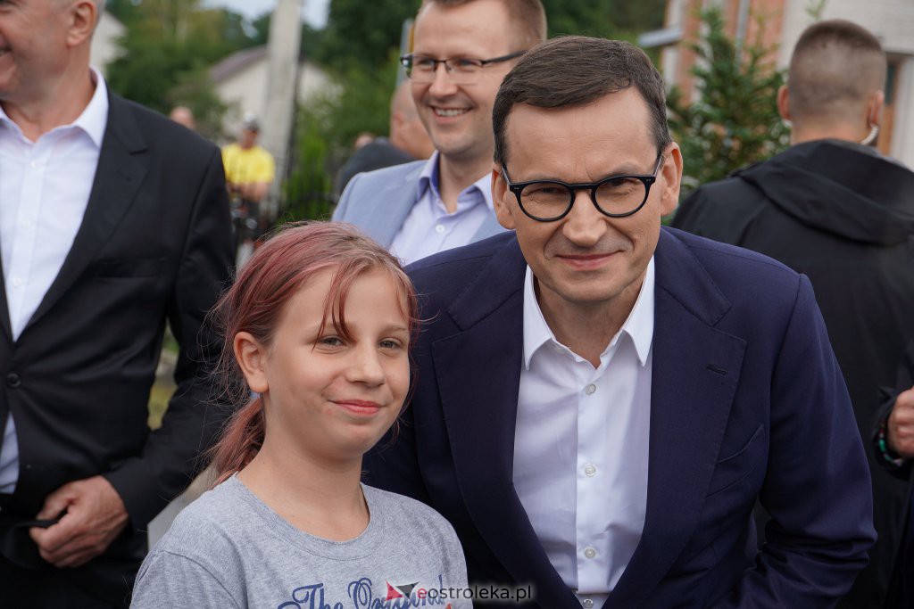 Konferencja premiera M. Morawieckiego w Dłutówce [08.07.2022] - zdjęcie #4 - eOstroleka.pl