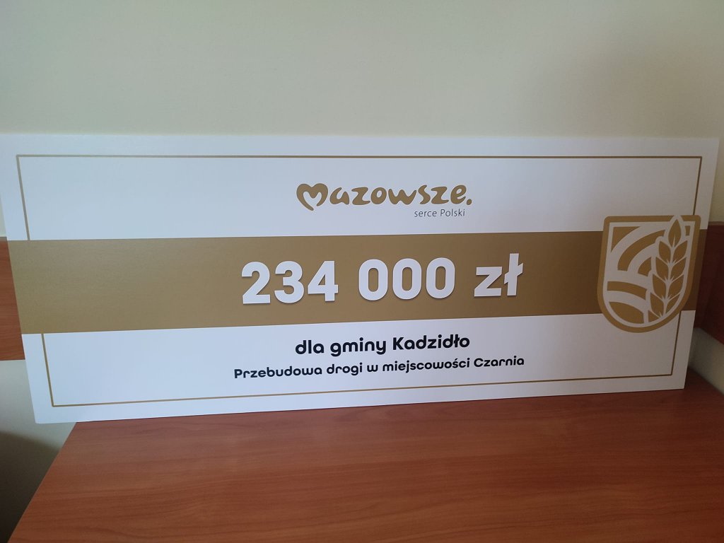 Ponad pół miliona złotych dofinansowania na trzy kadzidlańskie inwestycje [18.07.2022] - zdjęcie #1 - eOstroleka.pl