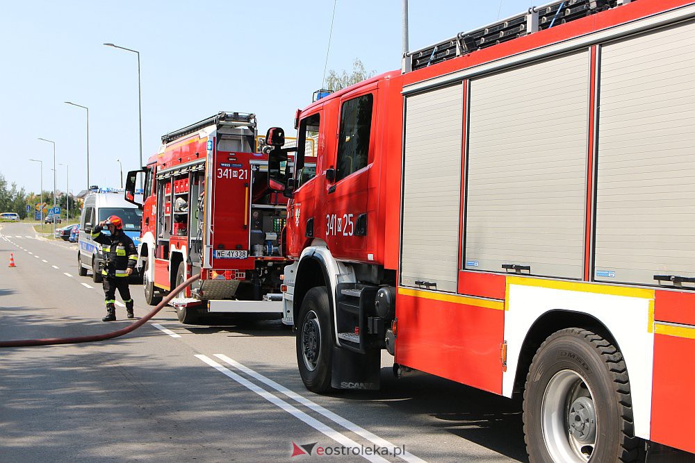 Pożar w bloku przy Blachnickiego. Strażacy reanimowali psa [21.07.2022] - zdjęcie #16 - eOstroleka.pl