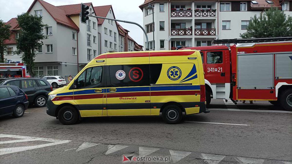 Wypadek na Kopernika w Ostrołęce [26.07.2022] - zdjęcie #4 - eOstroleka.pl