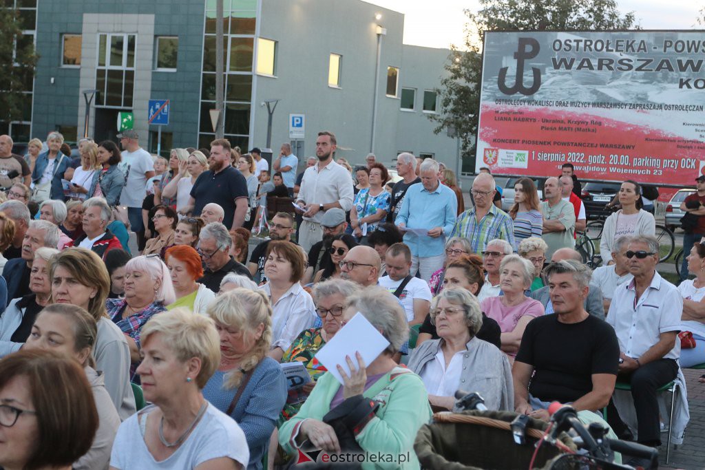 Powstańcze śpiewanie w Ostrołęce [01.08.2022] - zdjęcie #71 - eOstroleka.pl