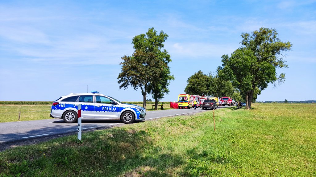 Wypadek w Dylewie [13.08.2022] - zdjęcie #12 - eOstroleka.pl