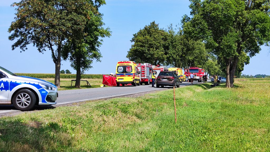 Wypadek w Dylewie [13.08.2022] - zdjęcie #11 - eOstroleka.pl