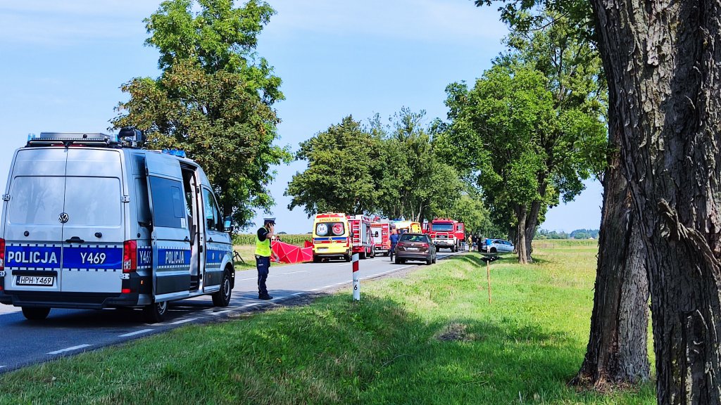 Wypadek w Dylewie [13.08.2022] - zdjęcie #6 - eOstroleka.pl