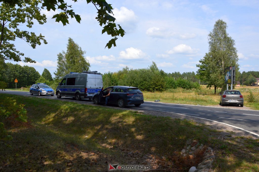 Wypadek na DK 53 z udziałem motocyklisty [15.08.2022] - zdjęcie #7 - eOstroleka.pl