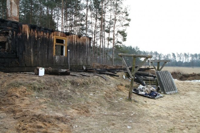 Pożar w Wejdo(14-03-2011) - zdjęcie #22 - eOstroleka.pl