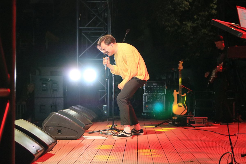 Wiktor Dyduła na otwarciu Multicentrum [03.09.2022] - zdjęcie #1 - eOstroleka.pl