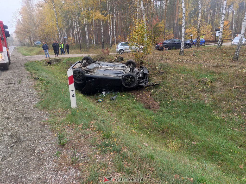 Wypadek na DK 53 [27.10.2022] - zdjęcie #2 - eOstroleka.pl