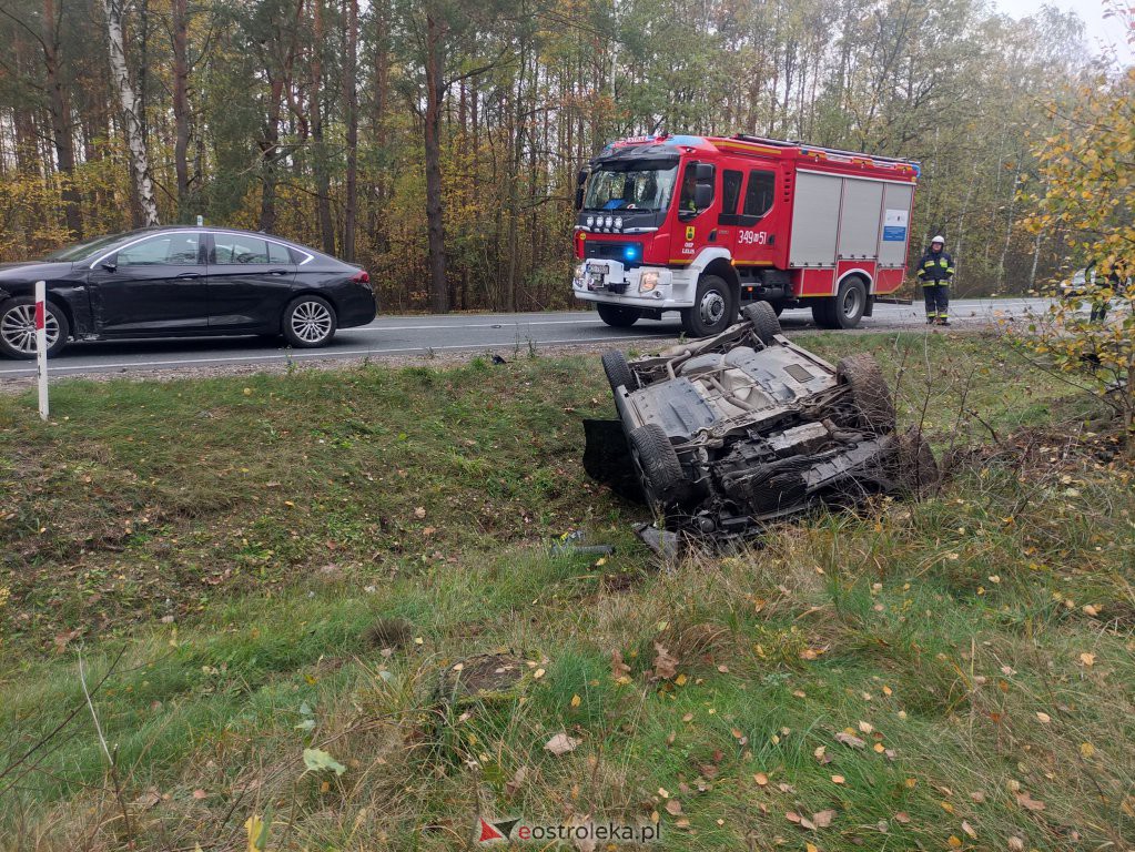 Wypadek na DK 53 [27.10.2022] - zdjęcie #4 - eOstroleka.pl