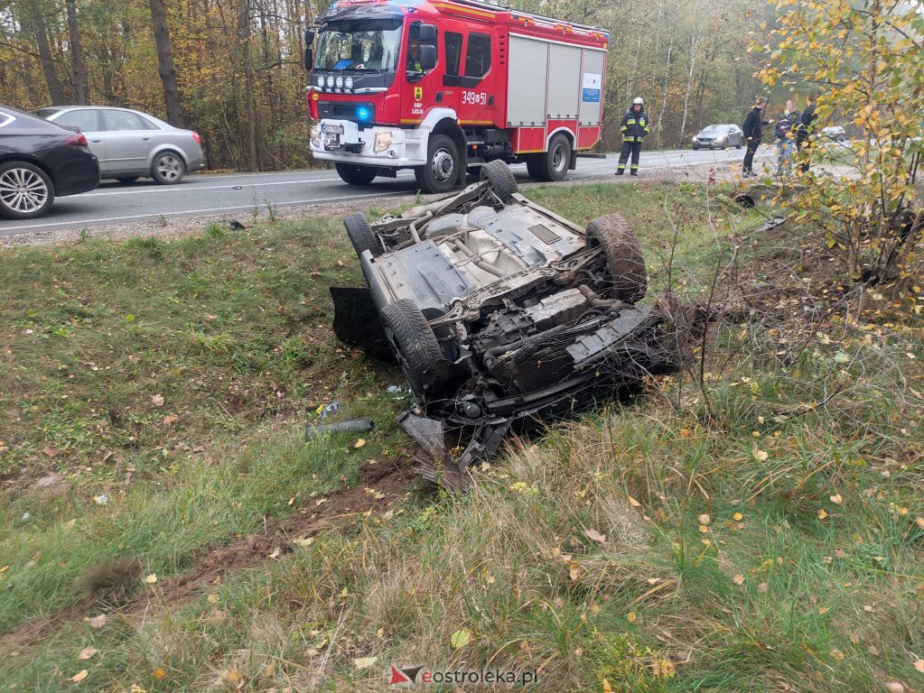 Wypadek na DK 53 [27.10.2022] - zdjęcie #5 - eOstroleka.pl