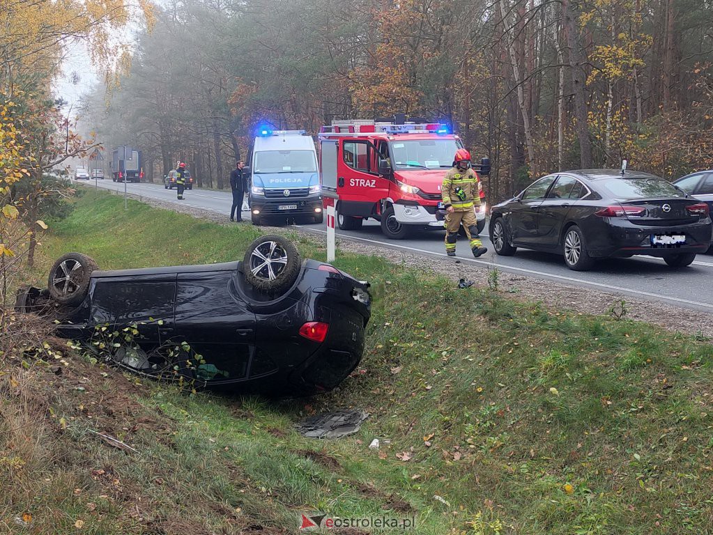 Wypadek na DK 53 [27.10.2022] - zdjęcie #10 - eOstroleka.pl