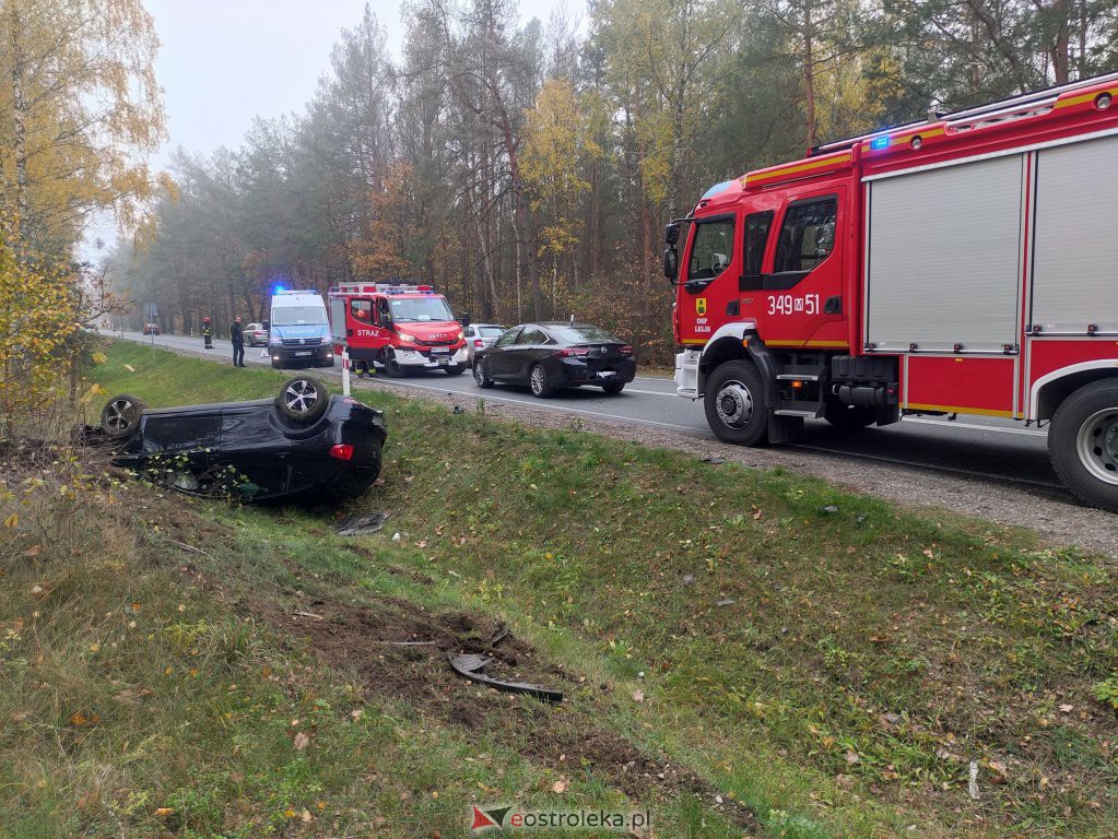 Wypadek na DK 53 [27.10.2022] - zdjęcie #6 - eOstroleka.pl
