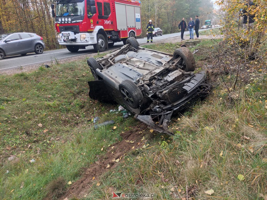 Wypadek na DK 53 [27.10.2022] - zdjęcie #5 - eOstroleka.pl