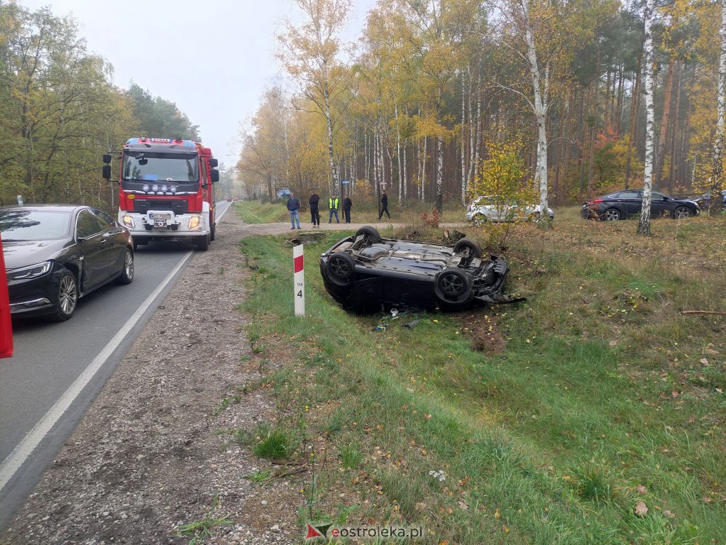 Wypadek na DK 53 [27.10.2022] - zdjęcie #4 - eOstroleka.pl